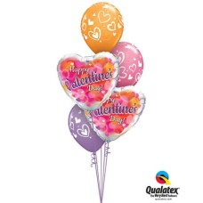 Bouquet 675 Happy Valentine's Day Hearts #11257-2 40205-3